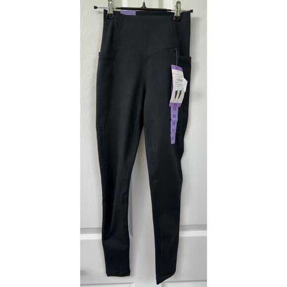 Danskin NWT XS with pockets contour leggings black leggings yoga pants - Picture 1 of 3